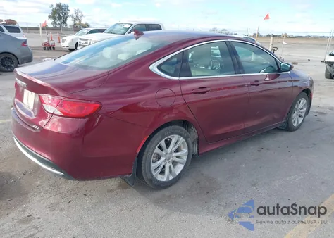 2015 Chrysler 200 Limited z USA, uszkodzony, nr VIN 1C3CCCABXFN664490